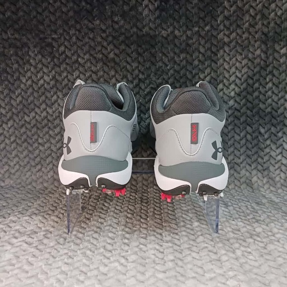 Under Armour HOVR Drive Golf Shoes Sneakers 3026918-102 Spiked Gray Men Size 9.5 - Picture 3 of 10